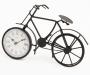Decoratiune bicicleta cu ceas, negru, 18x28x8 cm
